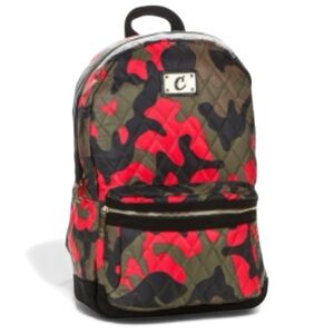 NWT COOKIES V3 QUILTED SMELL PROOF BACKPACK RED CAMO